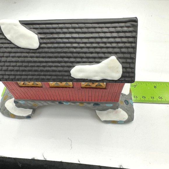 Dickens Keepsake Covered Bridge Porcelain Christmas Holiday Village Decor - Picture 9 of 11